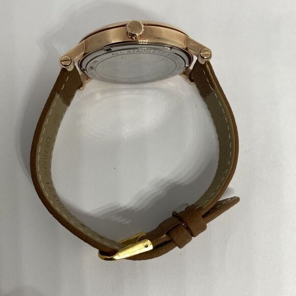 Michael Kors Norie MK3585 Women's Brown Leather Analog Dial Quartz Watch OP741 - Picture 11 of 12